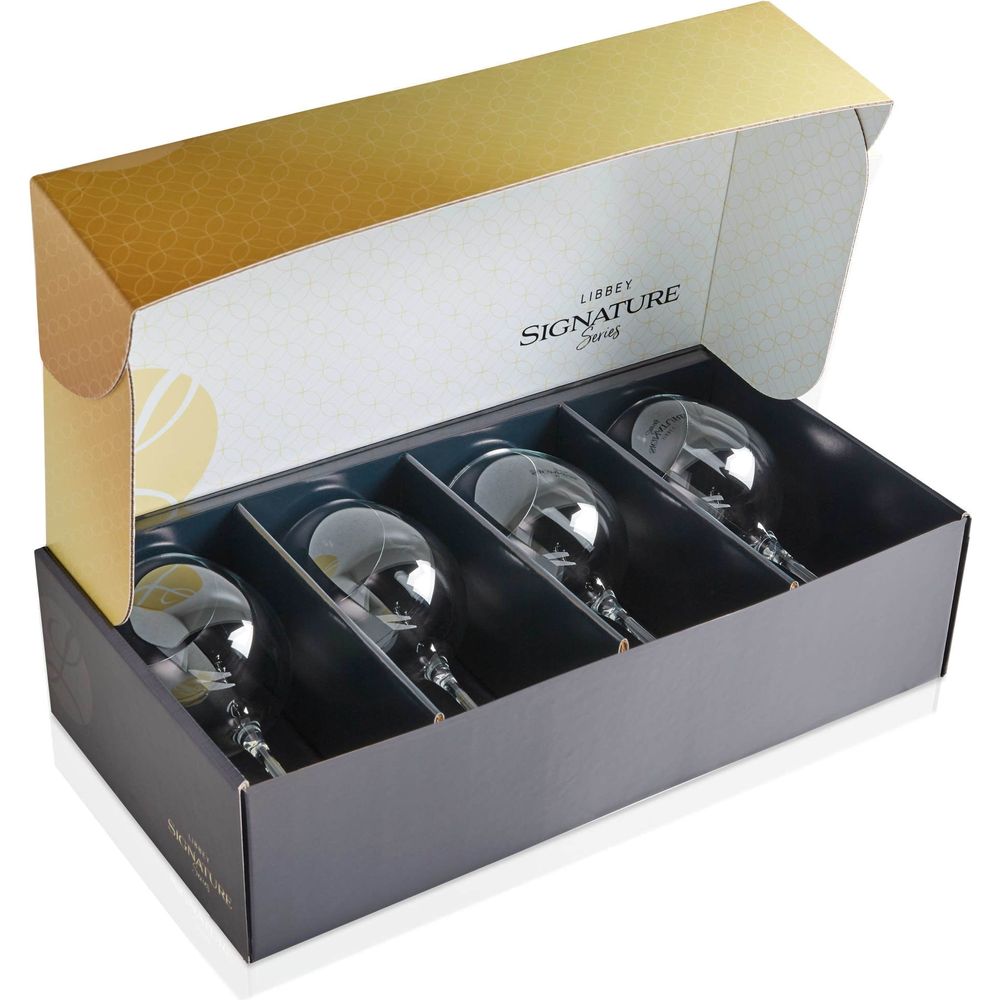 Libbey Signature Kentfield Balloon Red Wine Gift Set of 4, 24-ounce