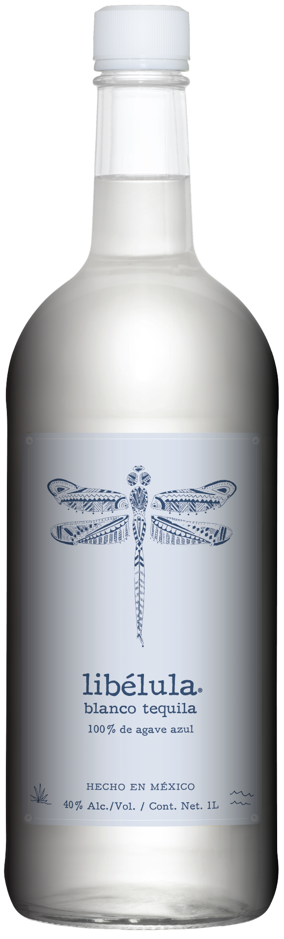 Libélula Blanco Tequila 1L | 100% Agave – Wooden Cork