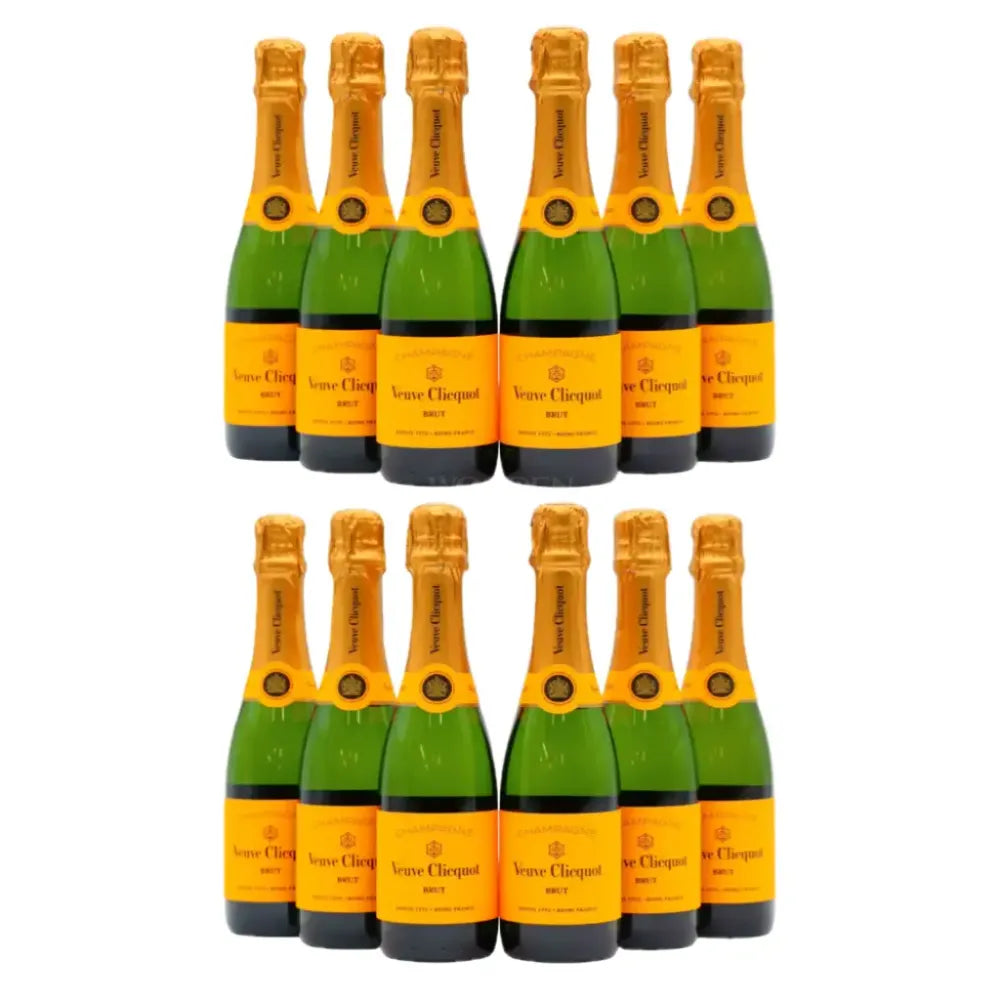 Veuve Clicquot Brut 375ml 12 Pack | Case of Half-Bottles Yellow Veuve Clicquot Brut 375ml 12 Pack | Case of Half-Bottles Yellow