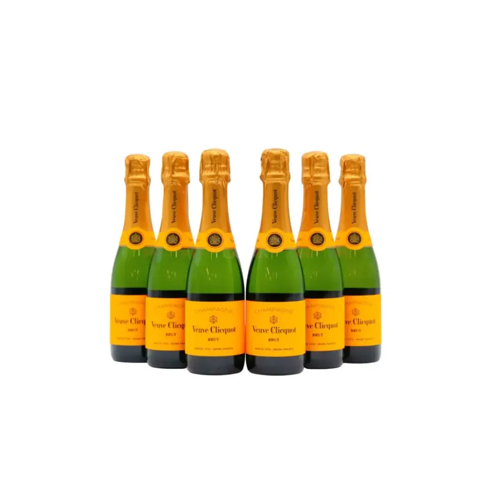 Veuve Clicquot Brut 375ml 6 Pack – Wooden Cork