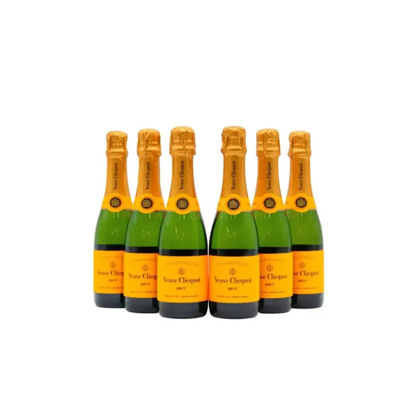 Veuve Clicquot Brut 375ml 6 Pack – Wooden Cork
