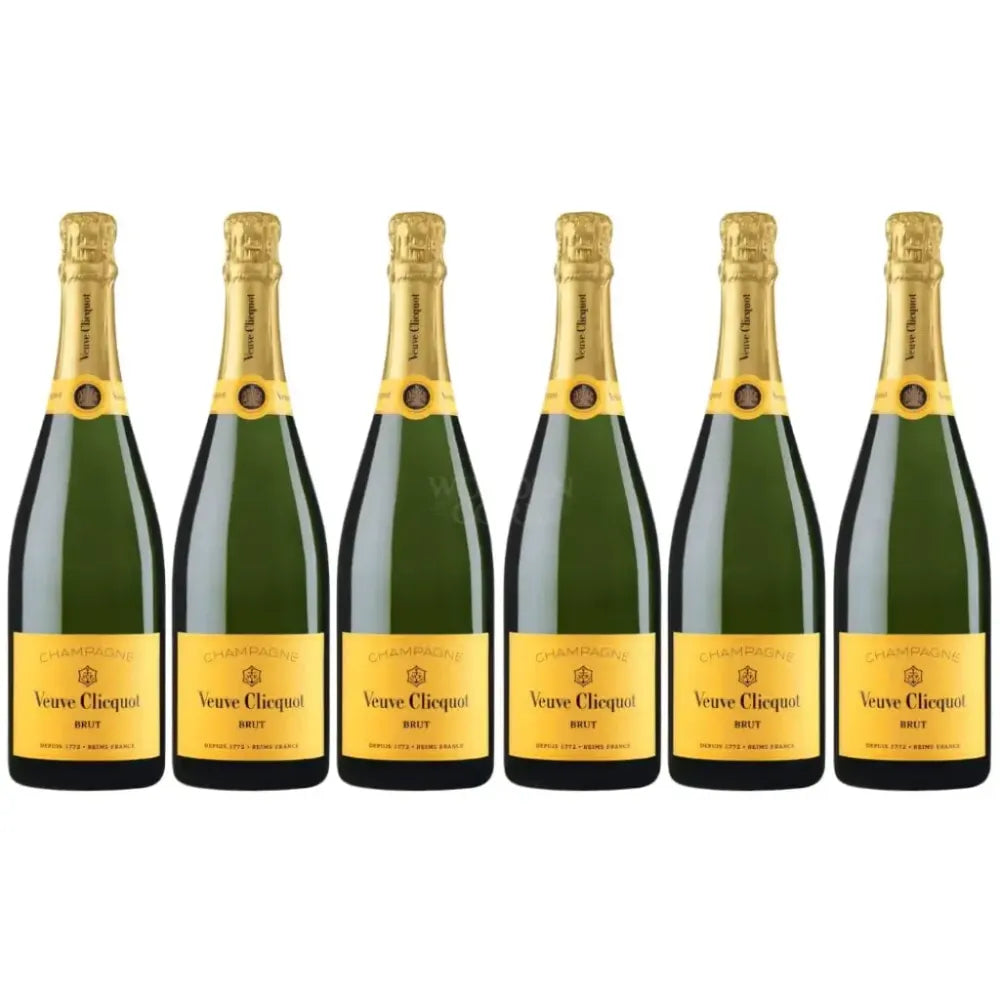 Veuve Clicquot Brut 750ML 6 Pack – Wooden Cork Veuve Clicquot Brut 750ML 6 Pack – Wooden Cork