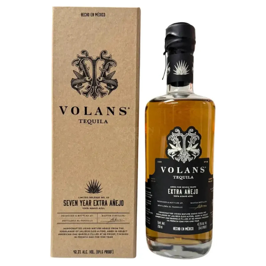 Volans 7 Year Tequila Extra Anejo Limited Release 750mL Extra Anejo