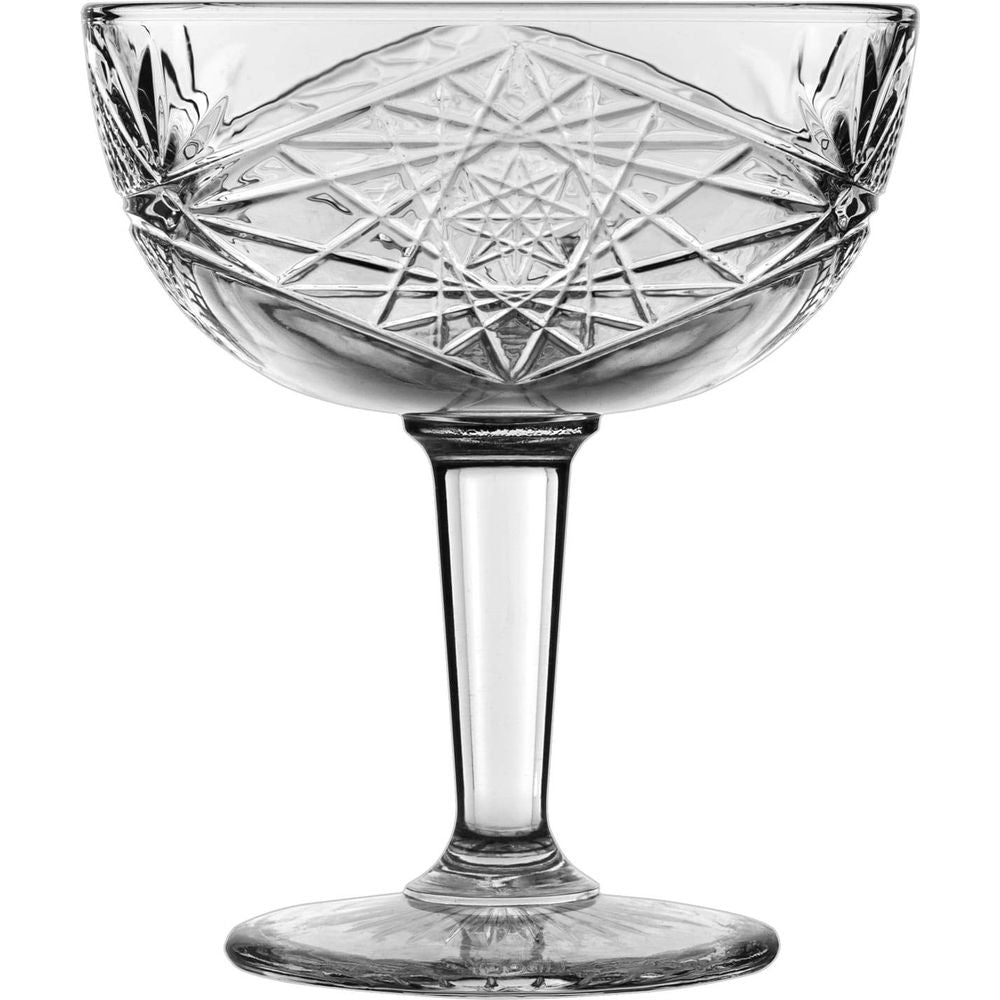 Libbey Hobstar Coupe Cocktail Glasses, 8.5-ounce, Set of 4