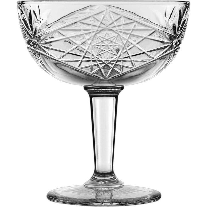 Libbey Hobstar Coupe Cocktail Glasses, 8.5-ounce, Set of 4