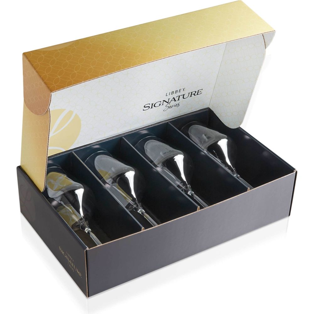 Libbey Signature Greenwich All-Purpose Wine Gift Set of 4, 16-ounce