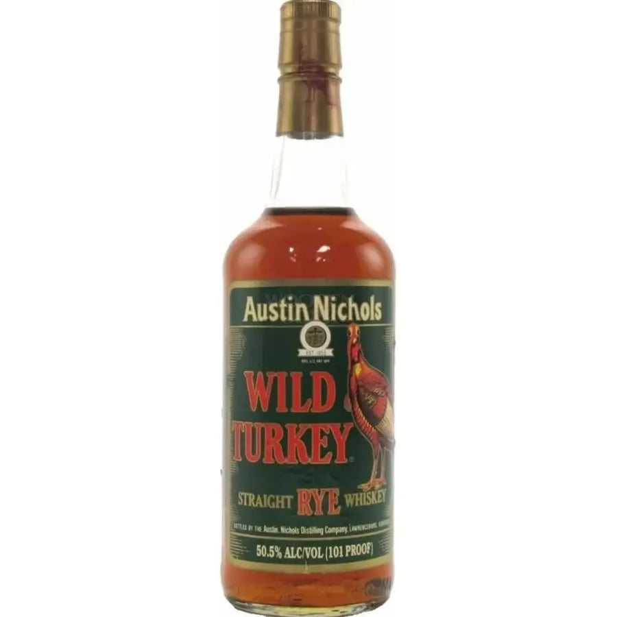 Wild Turkey 101 Proof Christmas Rye Whiskey 1991 Rye