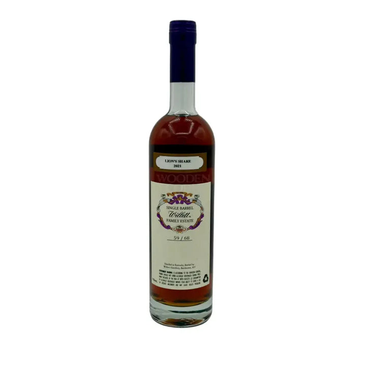 Willett Family Estate Single Barrel Bourbon 19 Year Old #1565 119 Proof ’Lion’s Share’ Bourbon