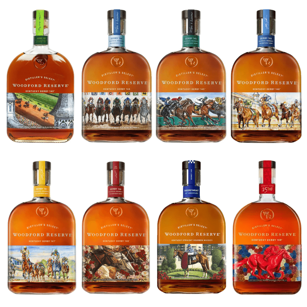 Woodford Reserve Derby Limited Collectors Set #143-150