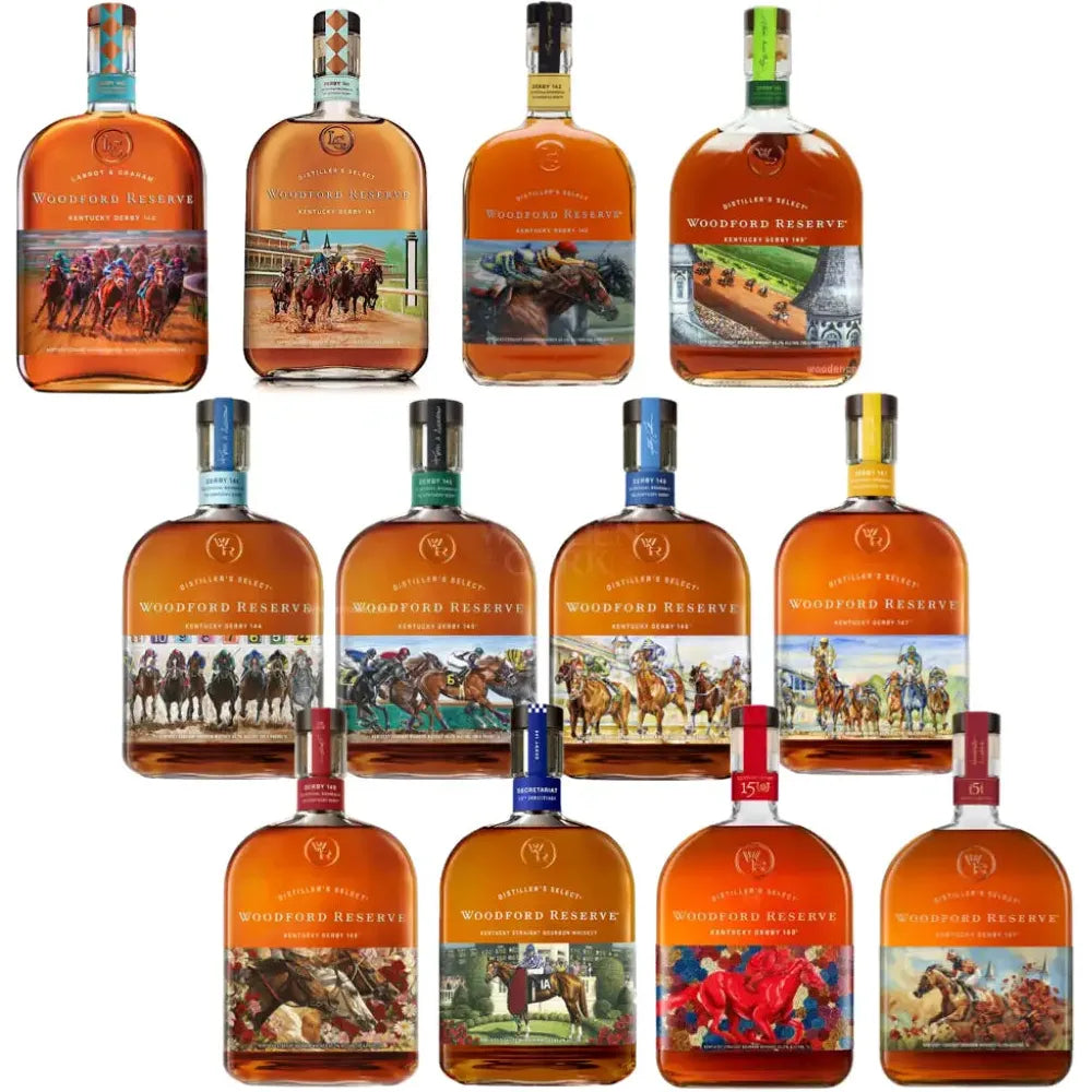 Woodford Reserve Kentucky Derby Limited Collectors Set #140-151 Bourbon
