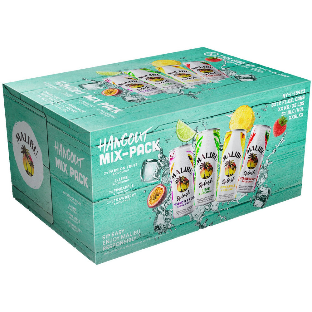 Malibu Splash Hangout Mix 8pk - Available at Wooden Cork
