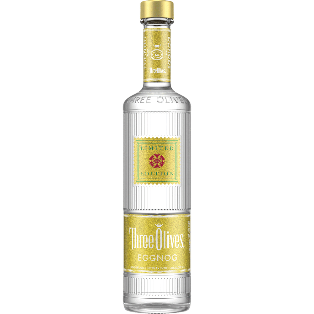 Three Olives Eggnog Vodka - Available at Wooden Cork