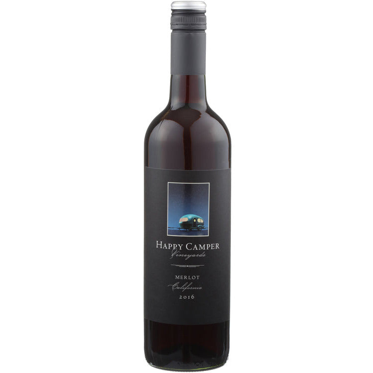 Happy Camper Merlot California - Available at Wooden Cork
