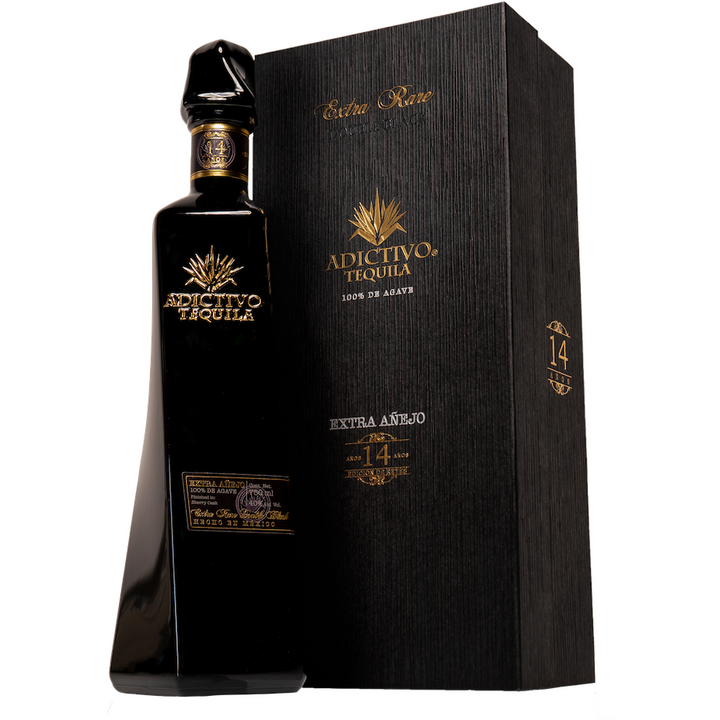 Adictivo Extra Rare Black Edition Extra Anejo Tequila 14 Years - Available at Wooden Cork