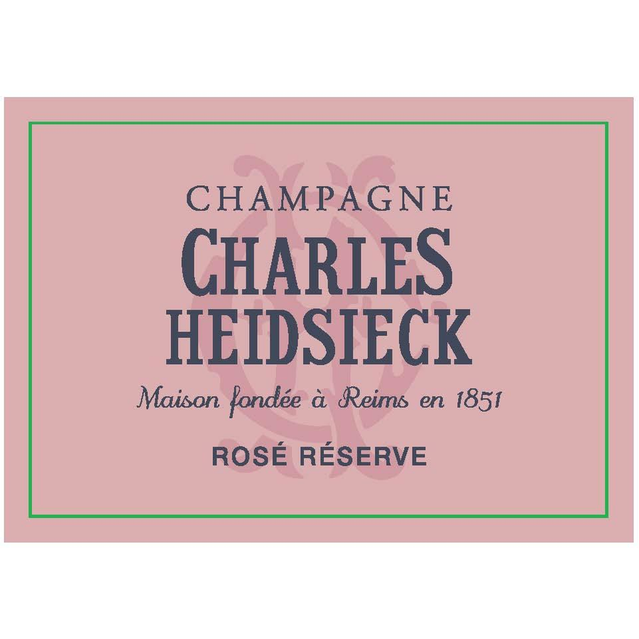 Charles Heidsieck Champagne Brut Rose Reserve Champagne Blend 750ml - Available at Wooden Cork