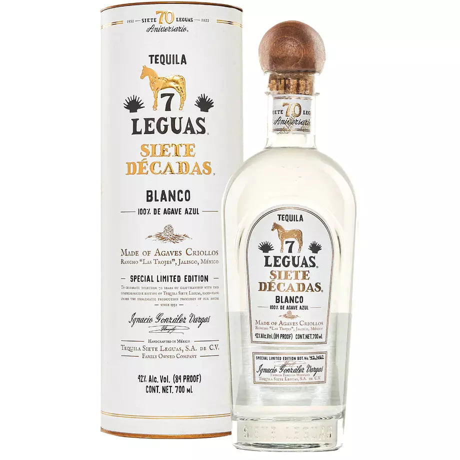 Siete Leguas Siete Decadas Blanco - Available at Wooden Cork