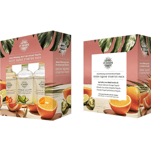 21 Seeds Tequila Squad Variety Pack of 3 50 ml