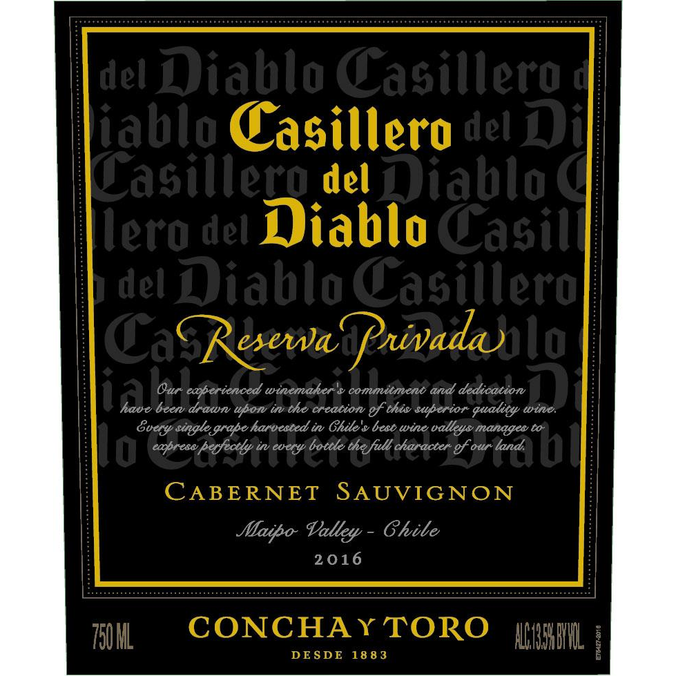Casillero Del Diablo Maipo Valley Reserve Privada Cabernet Sauvignon 750ml - Available at Wooden Cork