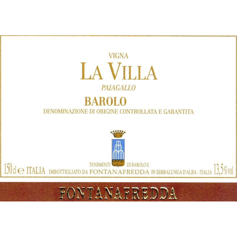 Fontanafredda Barolo Vigna La Villa Nebbiolo 750ml - Available at Wooden Cork
