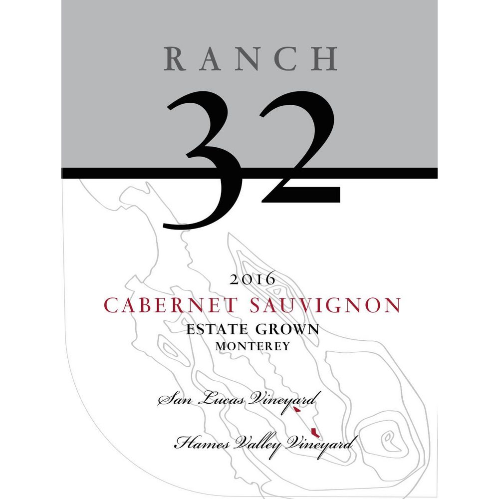 Ranch 32 AVA Hames Valley San Lucas Cabernet Sauvignon 750ml - Available at Wooden Cork