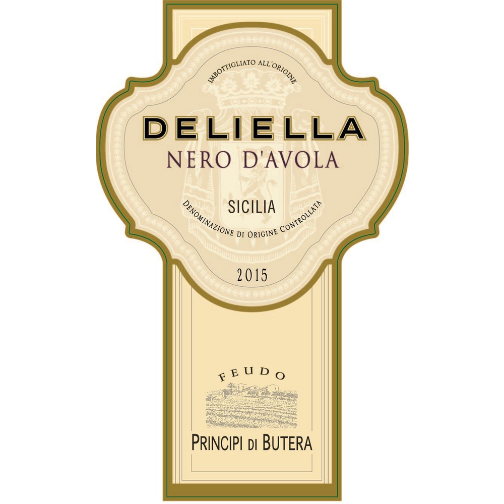 Feudo Principi Di Butera Deliella Sicily Nero D'Avola 750ml Wood Box - Available at Wooden Cork