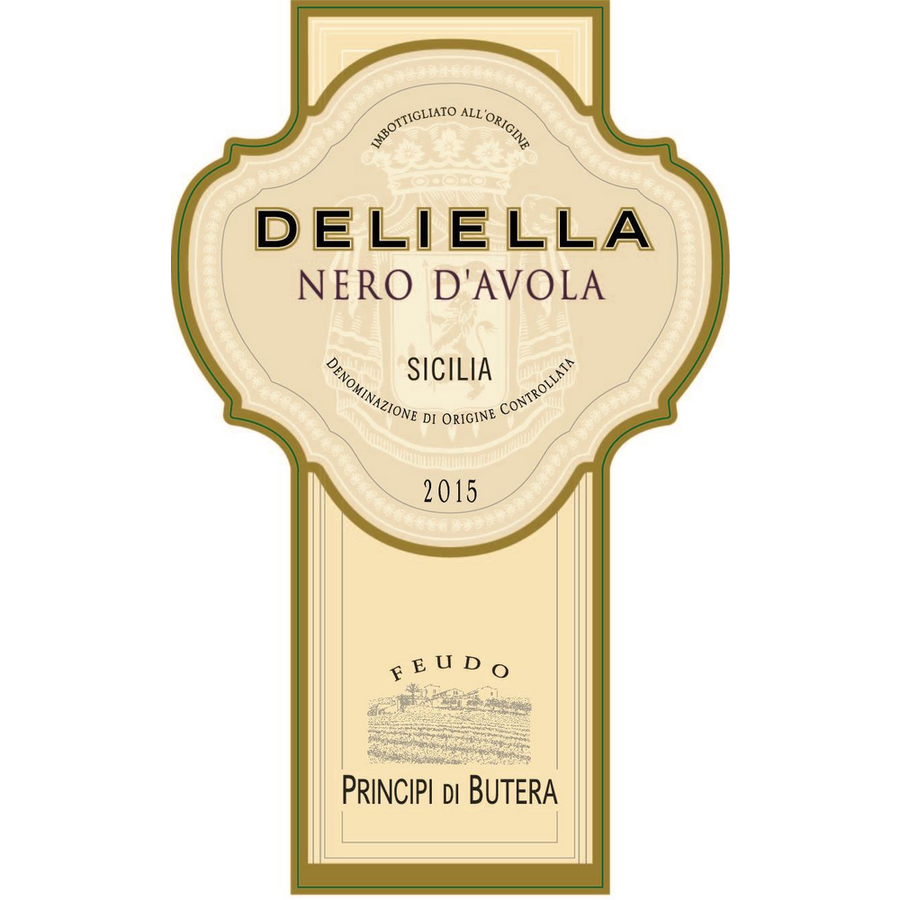 Feudo Principi Di Butera Deliella Sicily Nero D'Avola 750ml Wood Box - Available at Wooden Cork