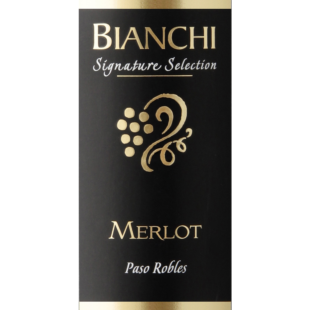 Bianchi Paso Robles Merlot 750ml - Available at Wooden Cork