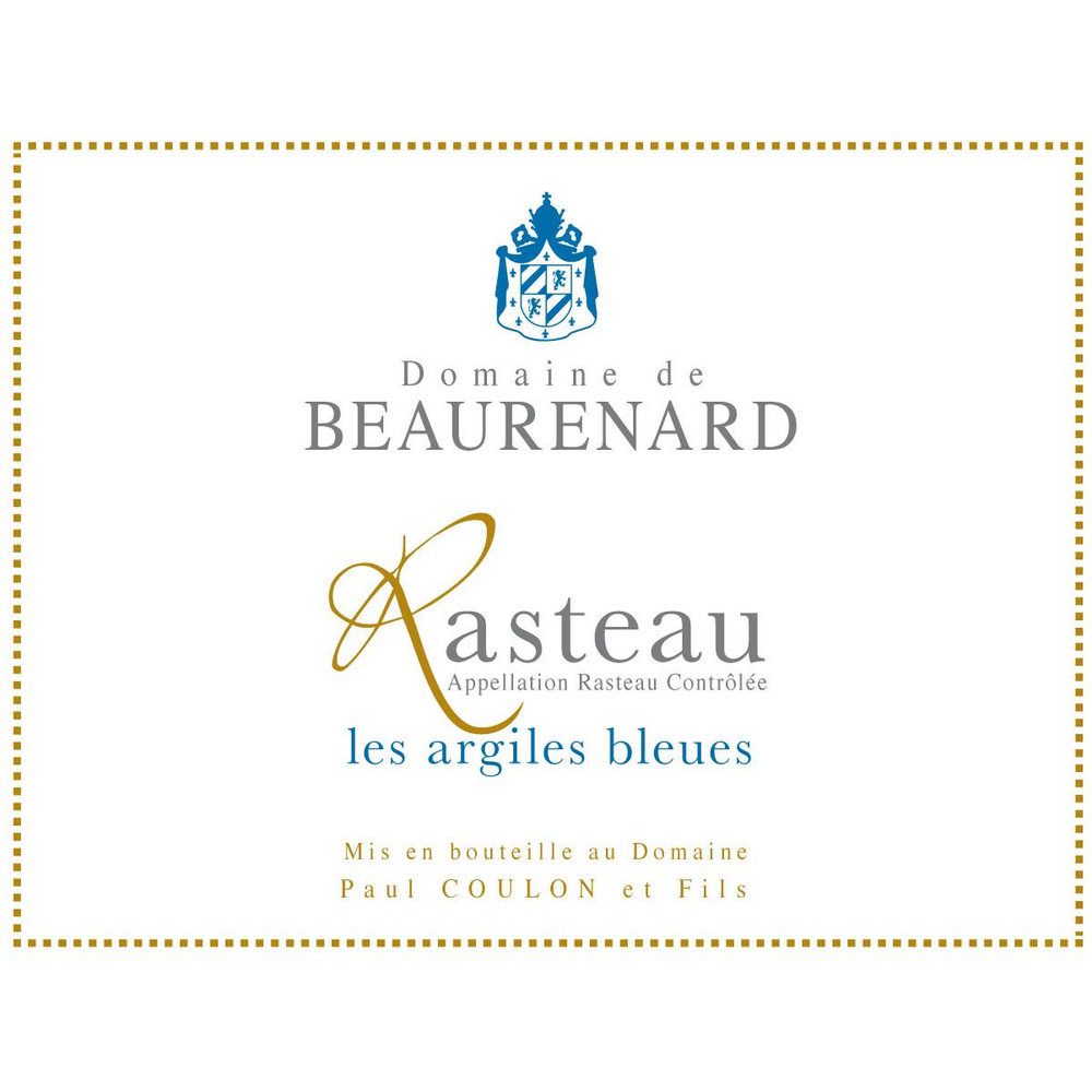 Domaine De Beaurenard Rasteau Les Argiles Bleues Rouge 750ml - Available at Wooden Cork