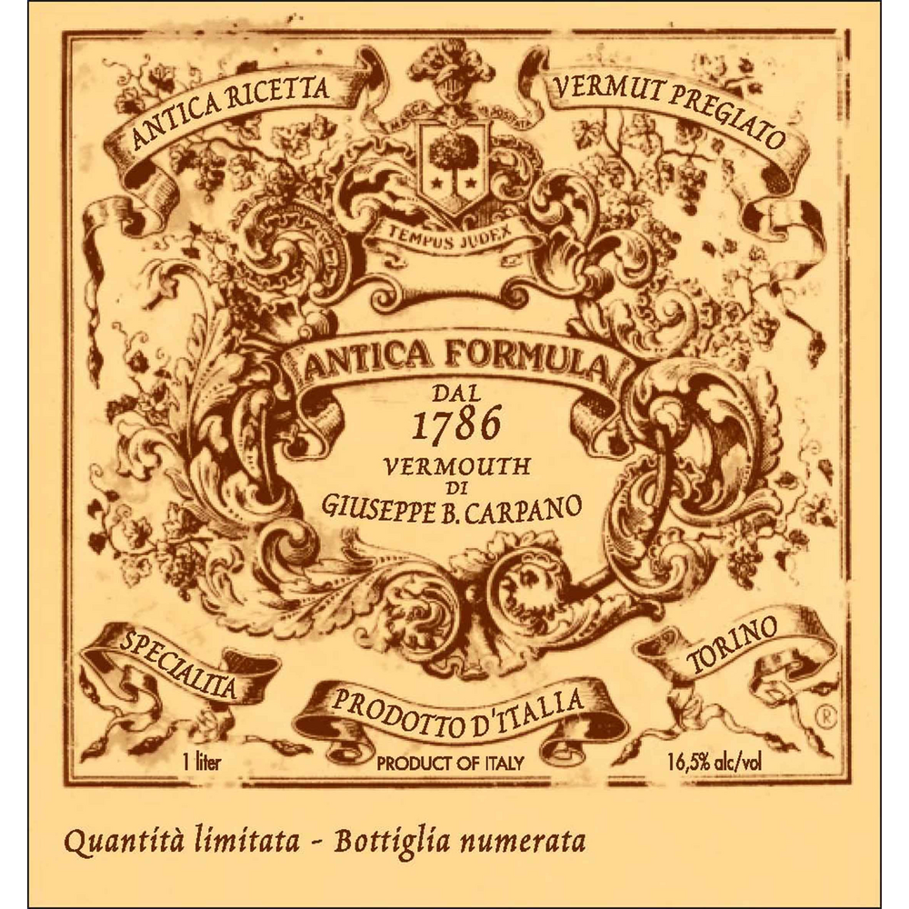Carpano Antica Formula Vermouth 750ml - Available at Wooden Cork