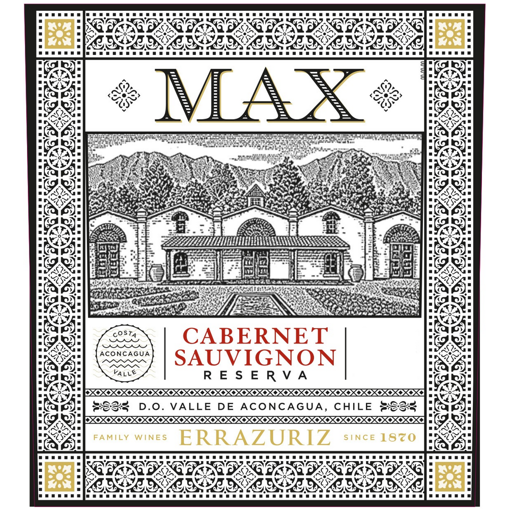 Errazuriz Max Reserva Aconcagua Valley Cabernet Sauvignon 750ml - Available at Wooden Cork