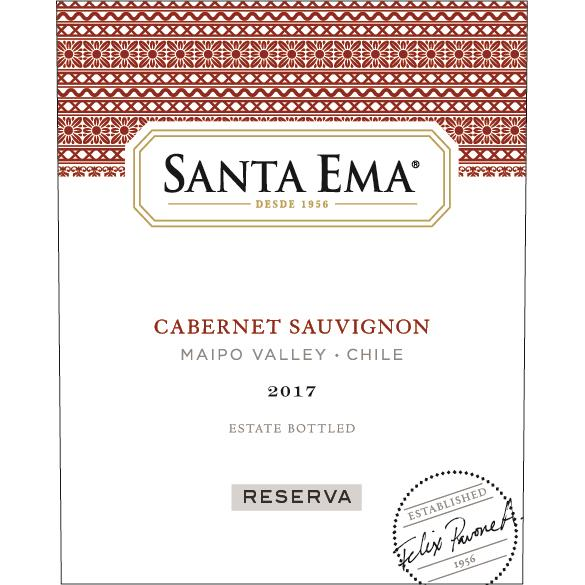 Santa Ema Maipo Valley Reserve Cabernet Sauvignon 750ml - Available at Wooden Cork