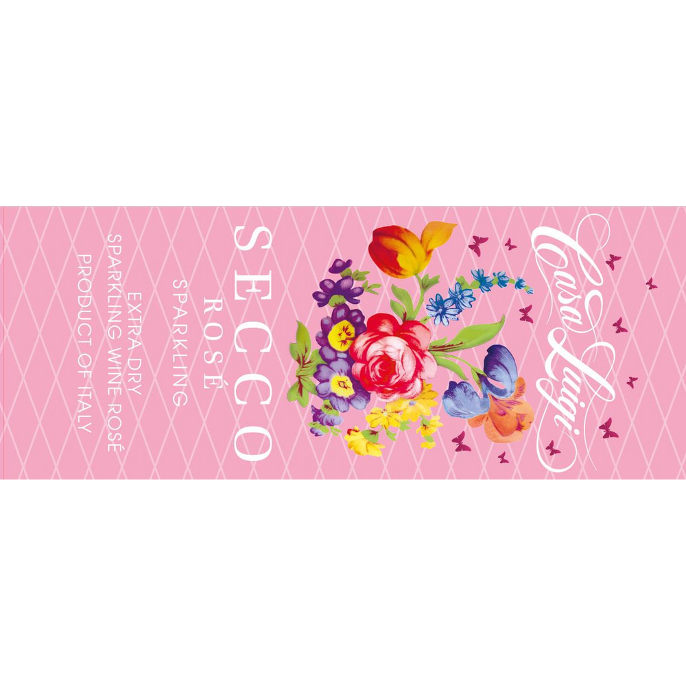 Casa Luigi Italy Sparkling Rose 750ml - Available at Wooden Cork