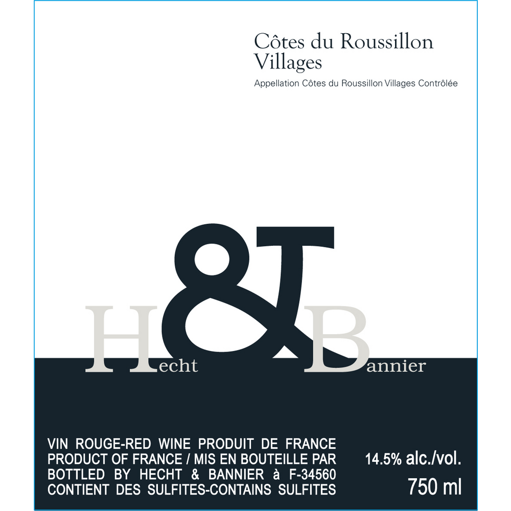 Hecht & Bannier Cotes Du Roussillon Villages Red Blend 750ml - Available at Wooden Cork
