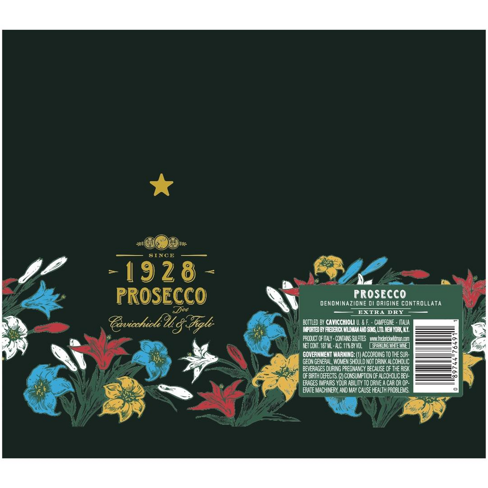 Cavicchioli 1928 Prosecco 750ml - Available at Wooden Cork