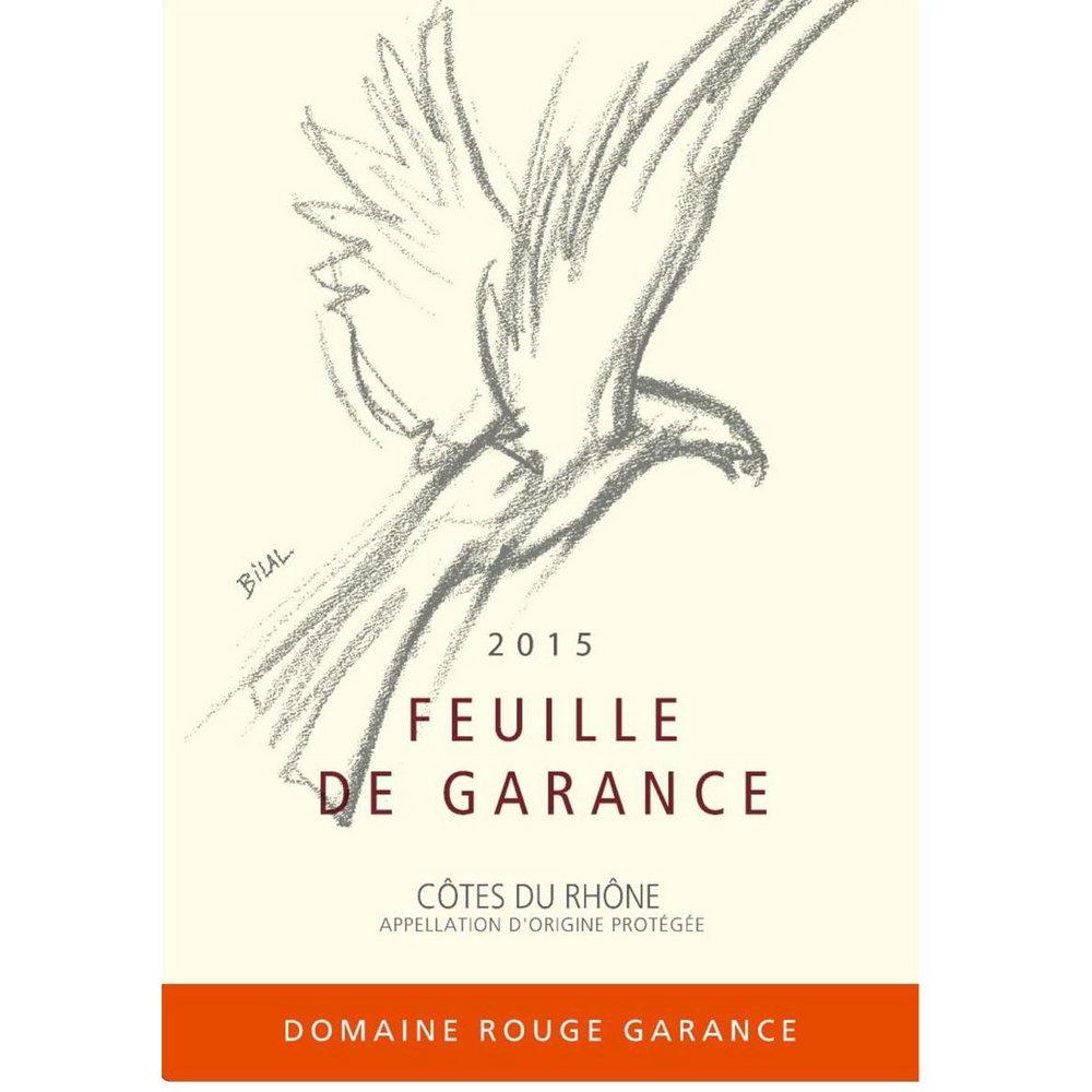 Domaine Rouge Garance Feuille de Garance Cotes du Rhone 750ml - Available at Wooden Cork