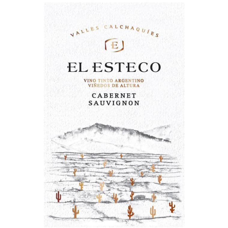 El Esteco Calchaqui Valley Cabernet Sauvignon 750ml - Available at Wooden Cork