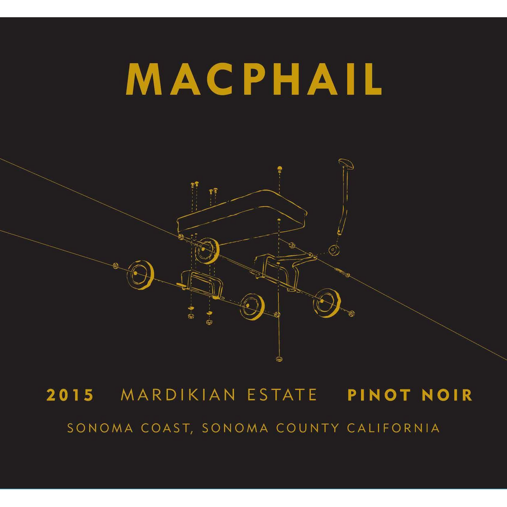 MacPhail Sonoma Coast Mardikian Vineyard Pinot Noir 750ml UPC Code - Available at Wooden Cork