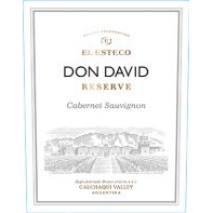 El Esteco Don David Reserve Cafayate Calchaqui Valley Cabernet Sauvignon 750ml - Available at Wooden Cork