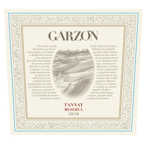 Garzon Uruguay Reserve Tannat 750ml - Available at Wooden Cork