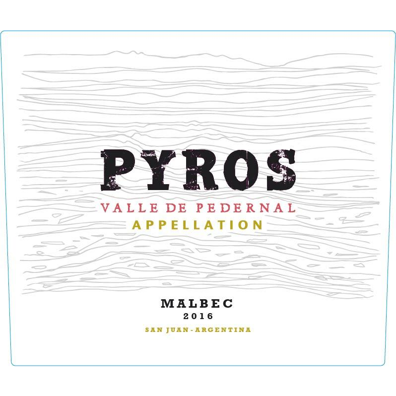 Pyros Valle De Pedernal San Juan Malbec 750ml - Available at Wooden Cork