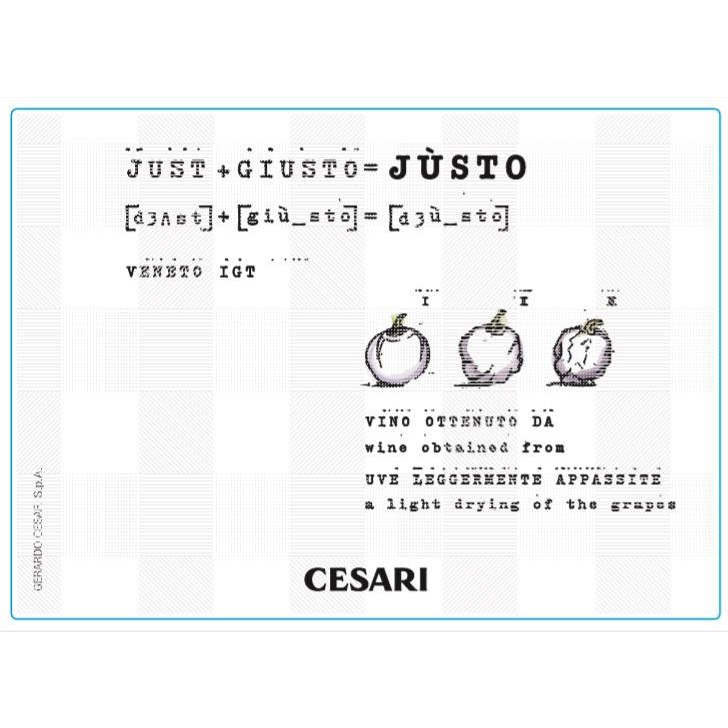 Cesari Justo Veneto Corvina-Merlot 750ml - Available at Wooden Cork