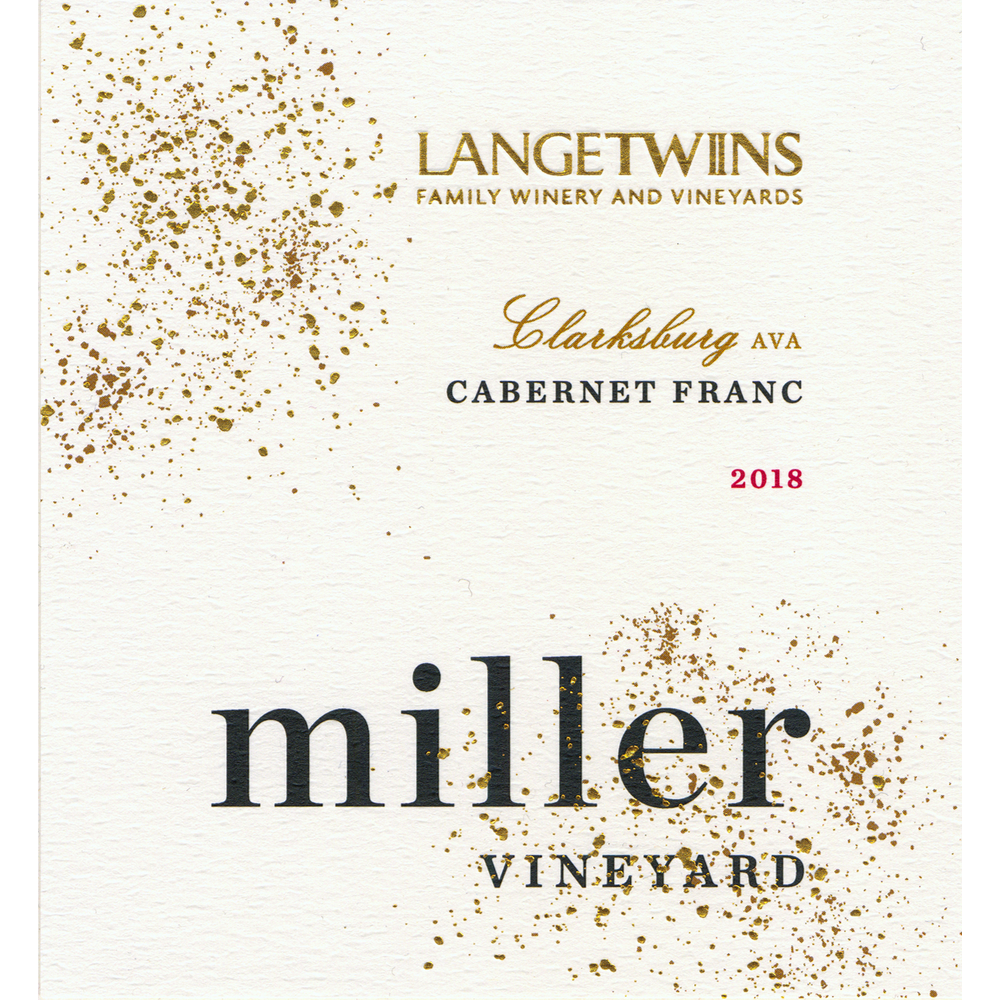 LangeTwins Single Vineyard Estate Clarksburg Cabernet Franc 750ml - Available at Wooden Cork