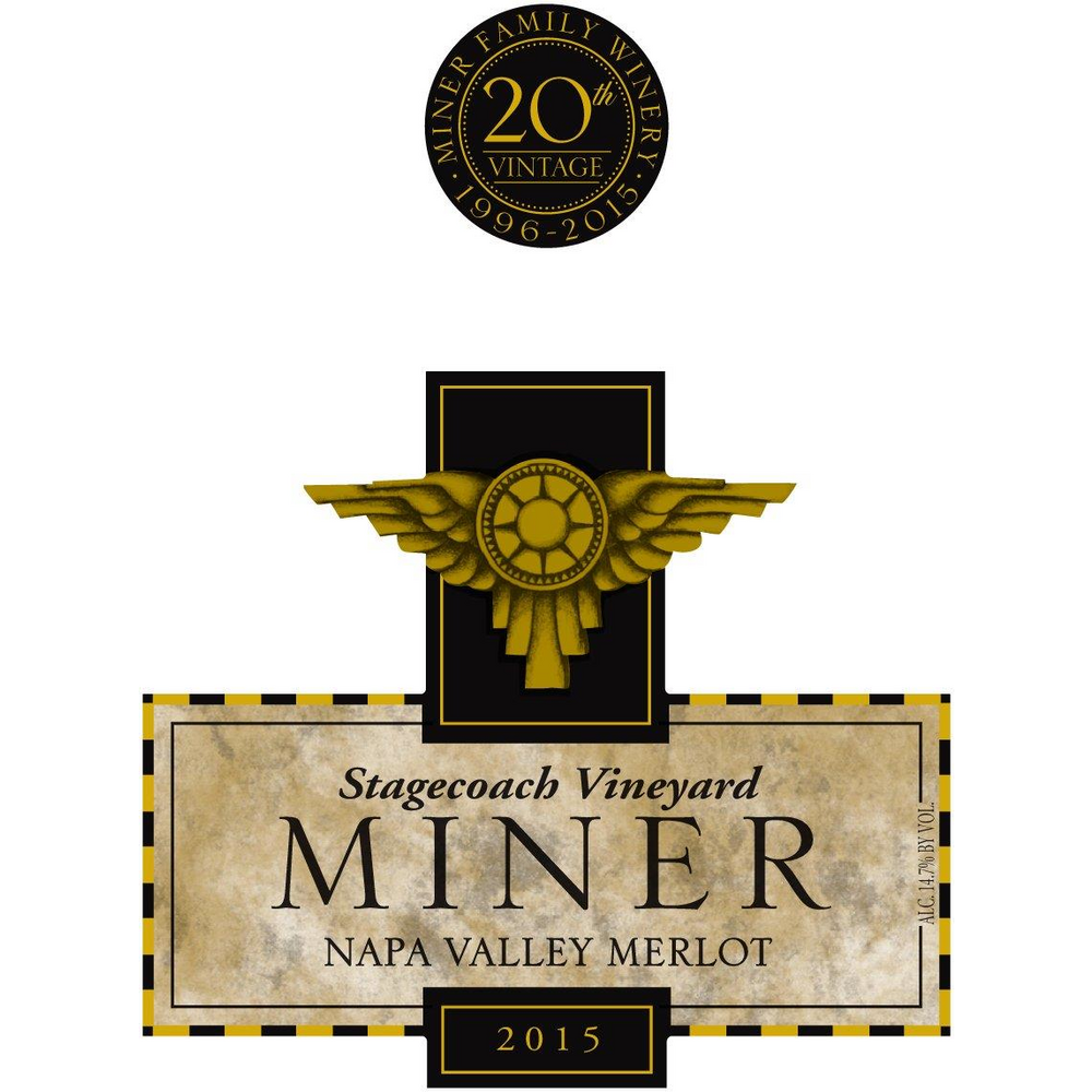 Miner Napa Valley Stagecoach Vineyard Merlot 750ml - Available at Wooden Cork