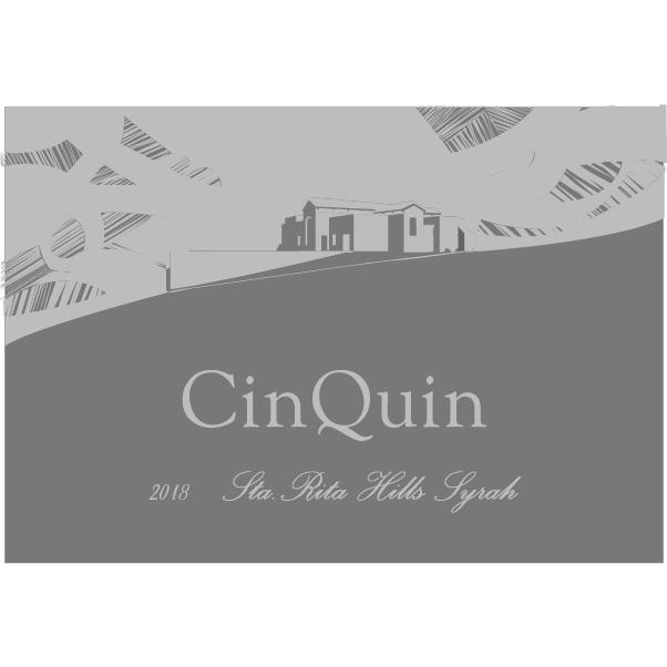 CinQuin Sta. Rita Hills Syrah 750ml - Available at Wooden Cork