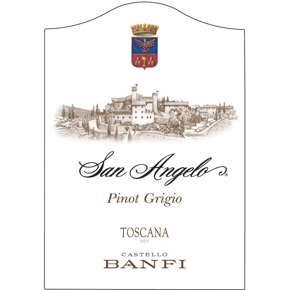 Castello Banfi San Angelo Toscana IGT Pinot Grigio 750ml - Available at Wooden Cork