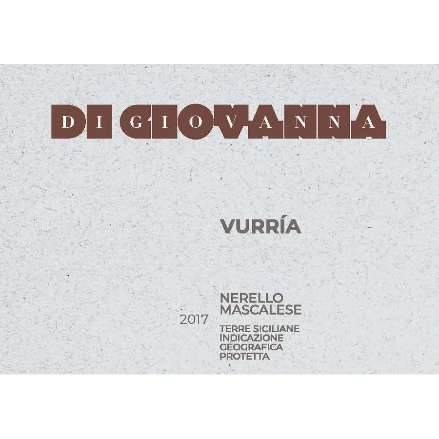 Di Giovanna Vurria Terre Siciliane Nerello Mascalese 750ml - Available at Wooden Cork