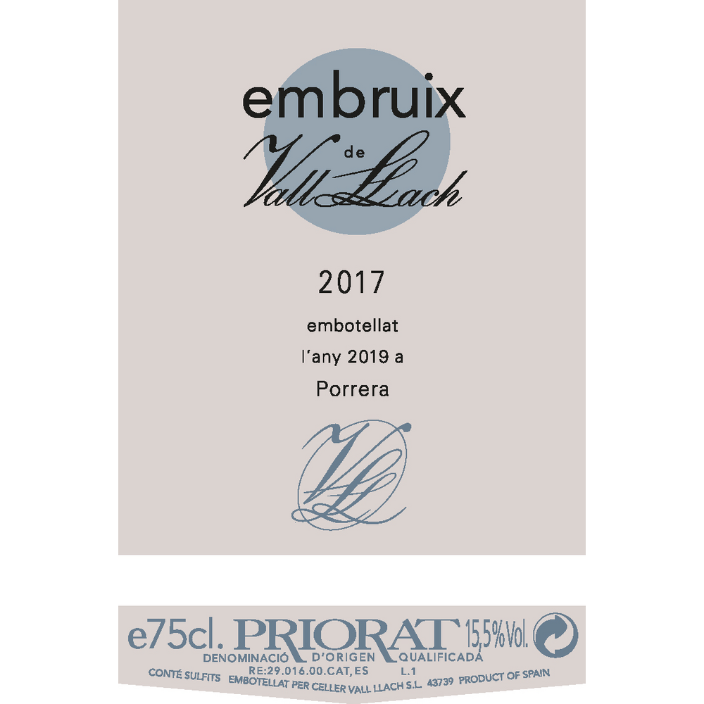 Vall Llach Priorat Embruix Carinena-Garnacha 750ml - Available at Wooden Cork