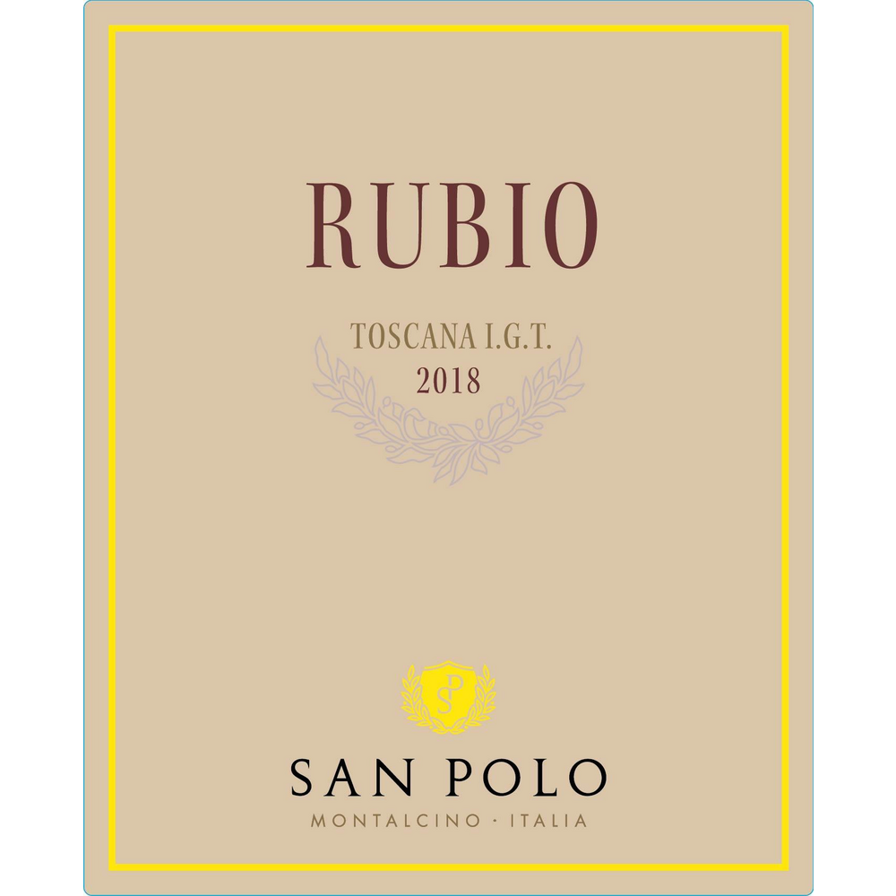 Poggio San Polo Rubio Toscana IGT Red Blend 750ml - Available at Wooden Cork