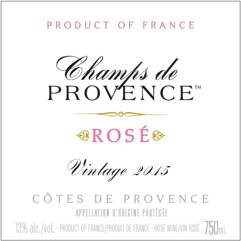 Champs De Provence Cotes De Provence Brut Rose 750ml - Available at Wooden Cork