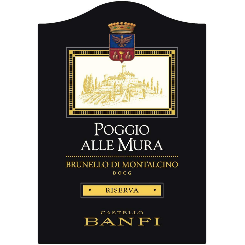 Castello Banfi Poggio Alle Mura Brunello Di Montalcino Riserva DOCG Sangiovese 750ml - Available at Wooden Cork
